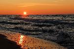 Relaks - zachód Słońca nad morzem