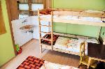 Ośrodek Wypoczynkowy ŚWIT - przykładowy pokój z umywalką 4 os. (łóżko piętrowe)