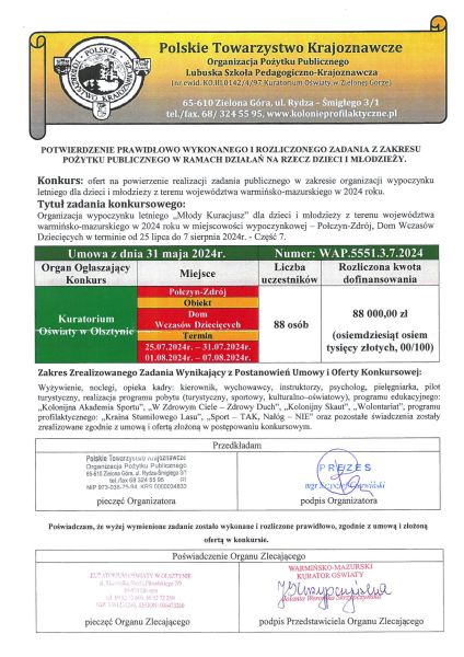 Kuratorium Owiaty w Olsztynie - Poczyn Zdrj - Cz 7
